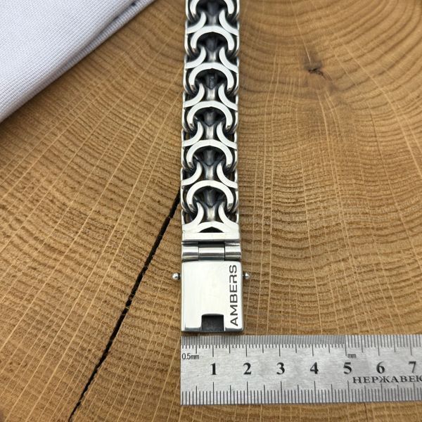 Масивний срібний чоловічий браслет Рамзес 140 грам 1607267 фото